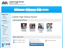 Tablet Screenshot of lutcherhighschool.org